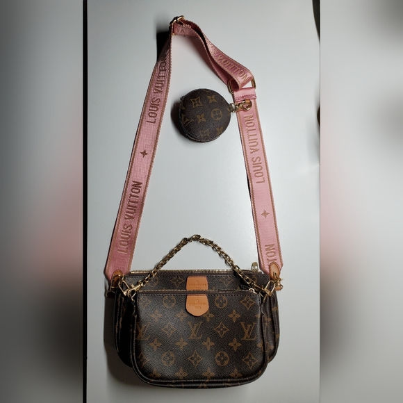 Louis Vuitton Paris brown handbag medium size - Picture 3 of 5